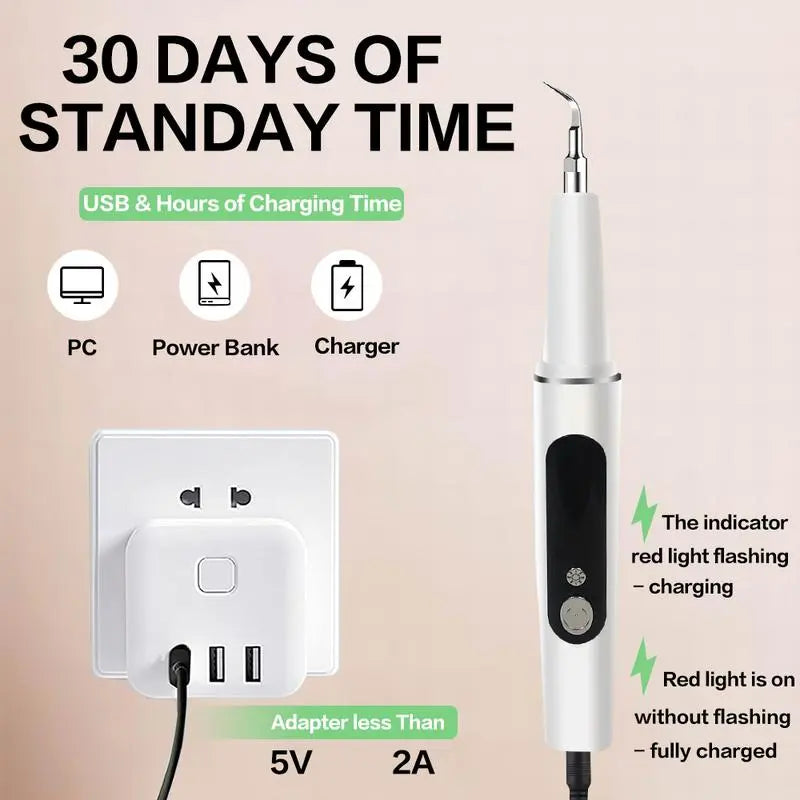 50% RABATT | ProClean™ | Zahnreiniger Ultraschall, beseitigt effektiv Kaffee- & Rauchverfärbungen