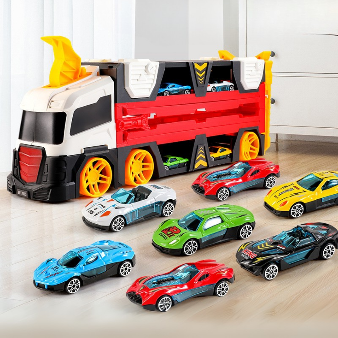 RaceTruck™ | 2-in-1 Klappbare Rennstrecken-Spielzeug