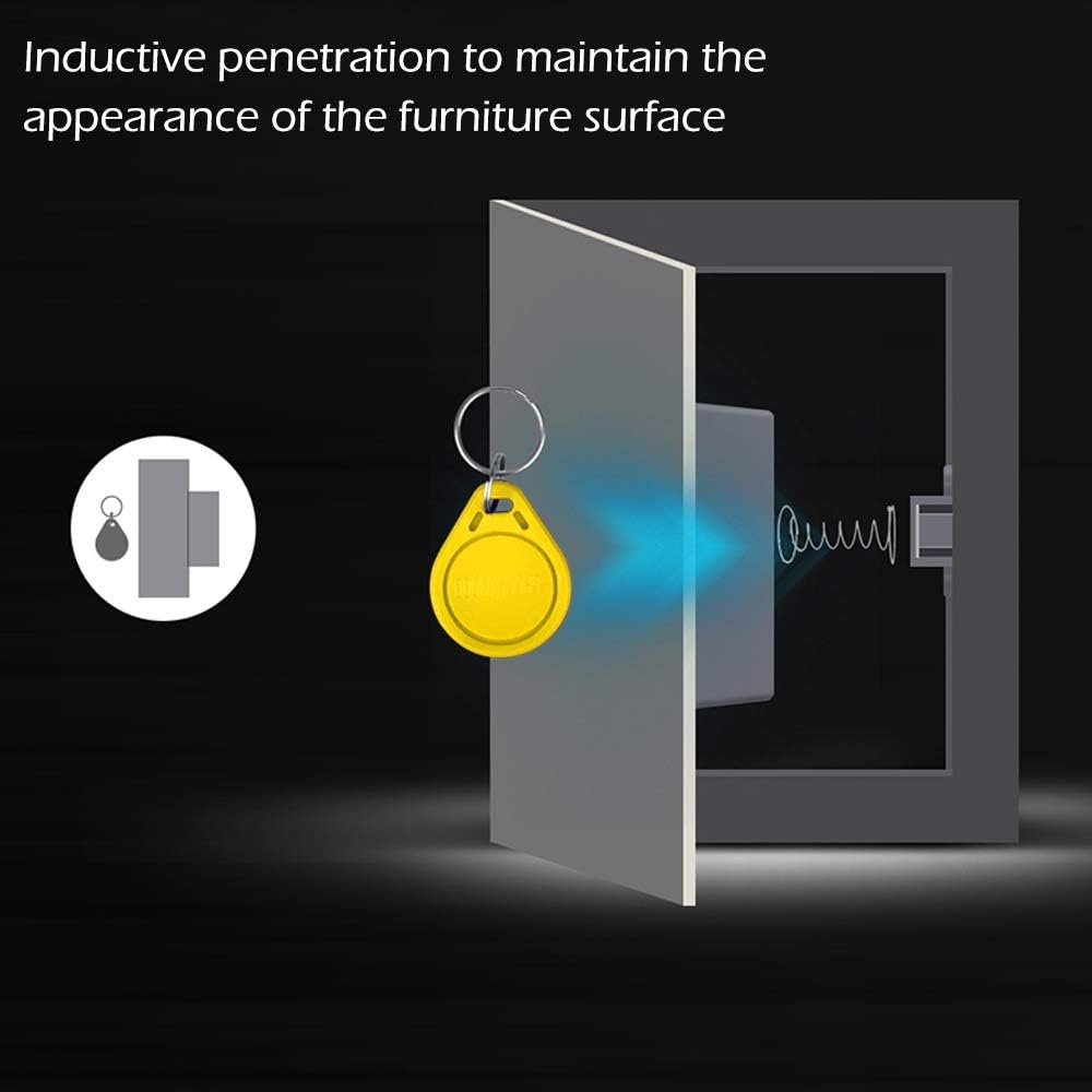 InvisiLock™ | Elektronisches Schrankschloss — Smartcard-Zugangsschloss für Schränke