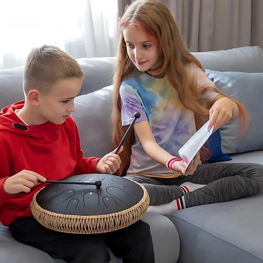 CalmOase | Handpan-Trommel für magischen Frieden und Meditation