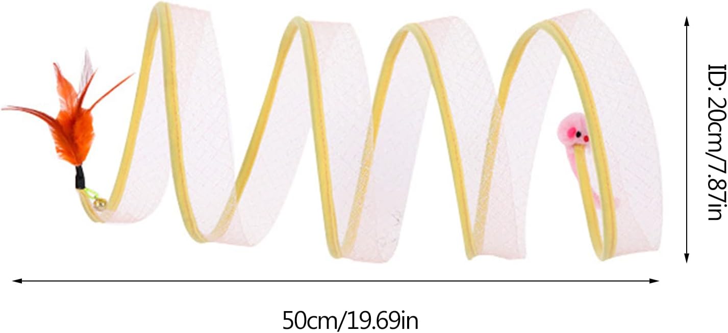 KittyMaze™ | Faltbarer Katzentunnel mit integrierten Spielzeugen