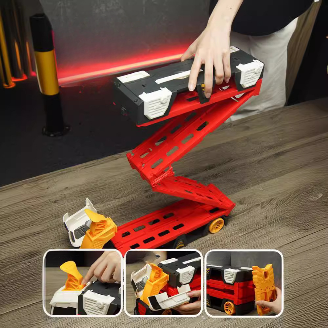 RaceTruck™ | 2-in-1 Klappbare Rennstrecken-Spielzeug