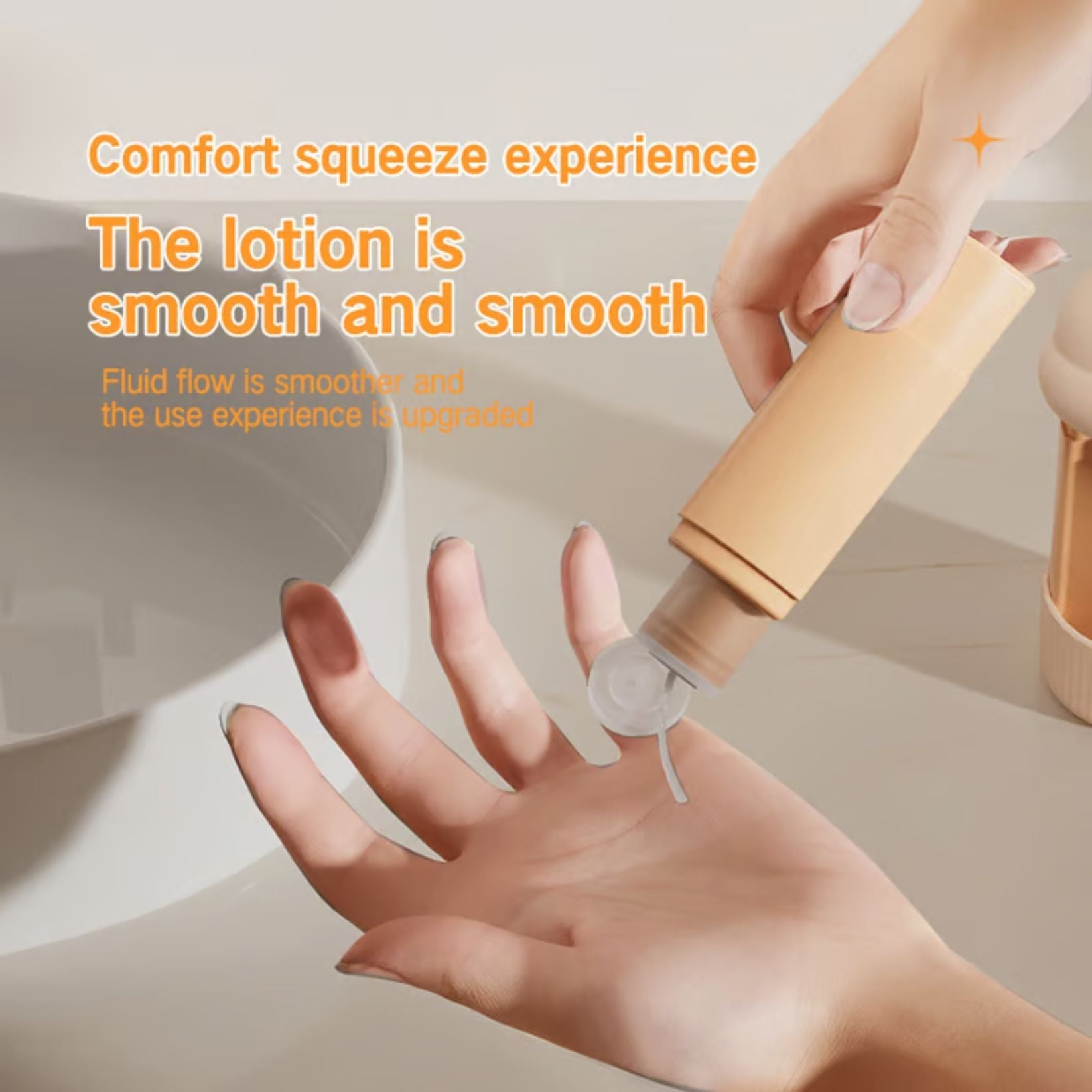 50% RABATT | 4-1 VoyliGo™ | Reise-Flaschen-Set – 4 auslaufsichere 60-ml Flaschen für Shampoo, Lotion & Co.