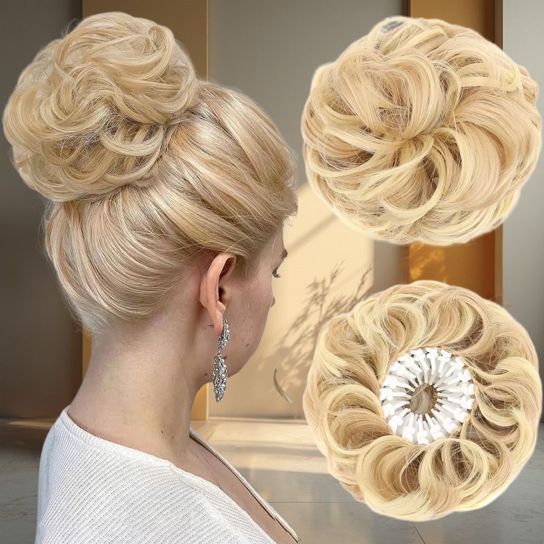 1+1 GRATIS | LoopCurl™ | Verstellbarer Duttaufsatz im Vogelnest-Design | Mehr Volumen & elegante Frisuren in Sekunden