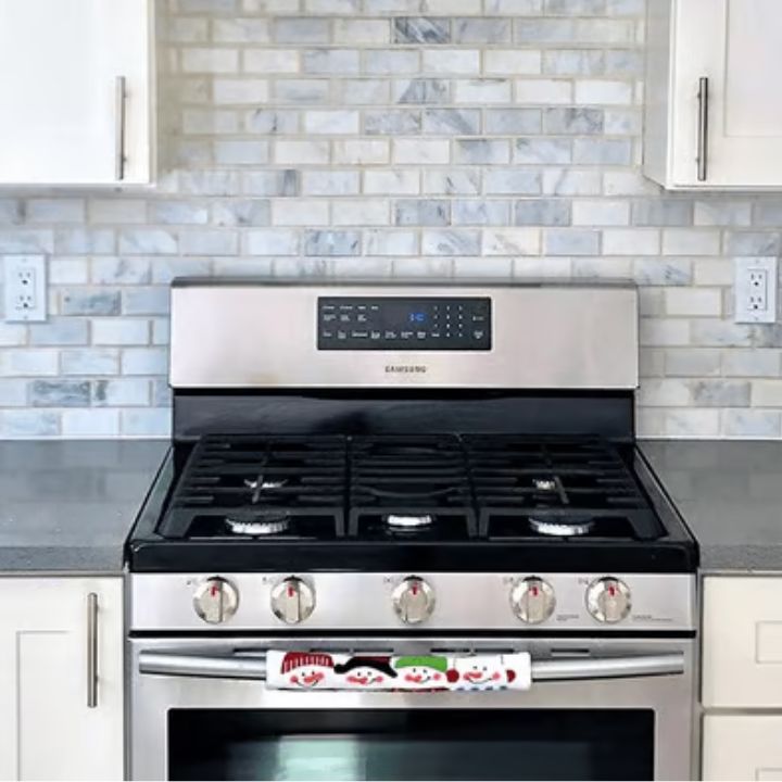 FrostyGrips™ | Weihnachtliche Schneemann-Türgriffabdeckungen