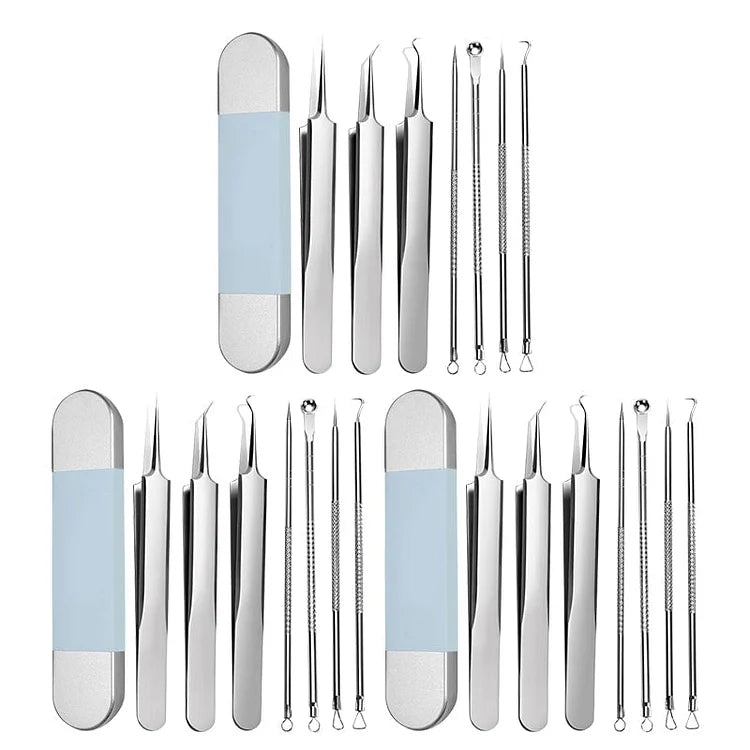 PorenProfi™ | Edelstahl-Mitesserentferner-Werkzeugset