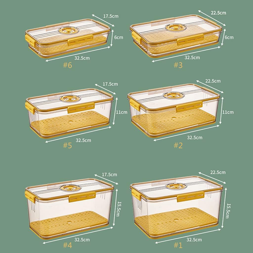 1+1 GRATIS | FreshStack™ | Premium Kühlschrank Organizer Set - Luftdicht & Stapelbar