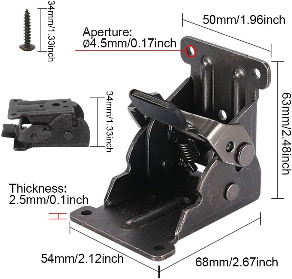1+1 GRATIS | FoldClamp™ | Faltbare, hochbelastbare Eckhalterungen mit Verriegelungsmechanismus