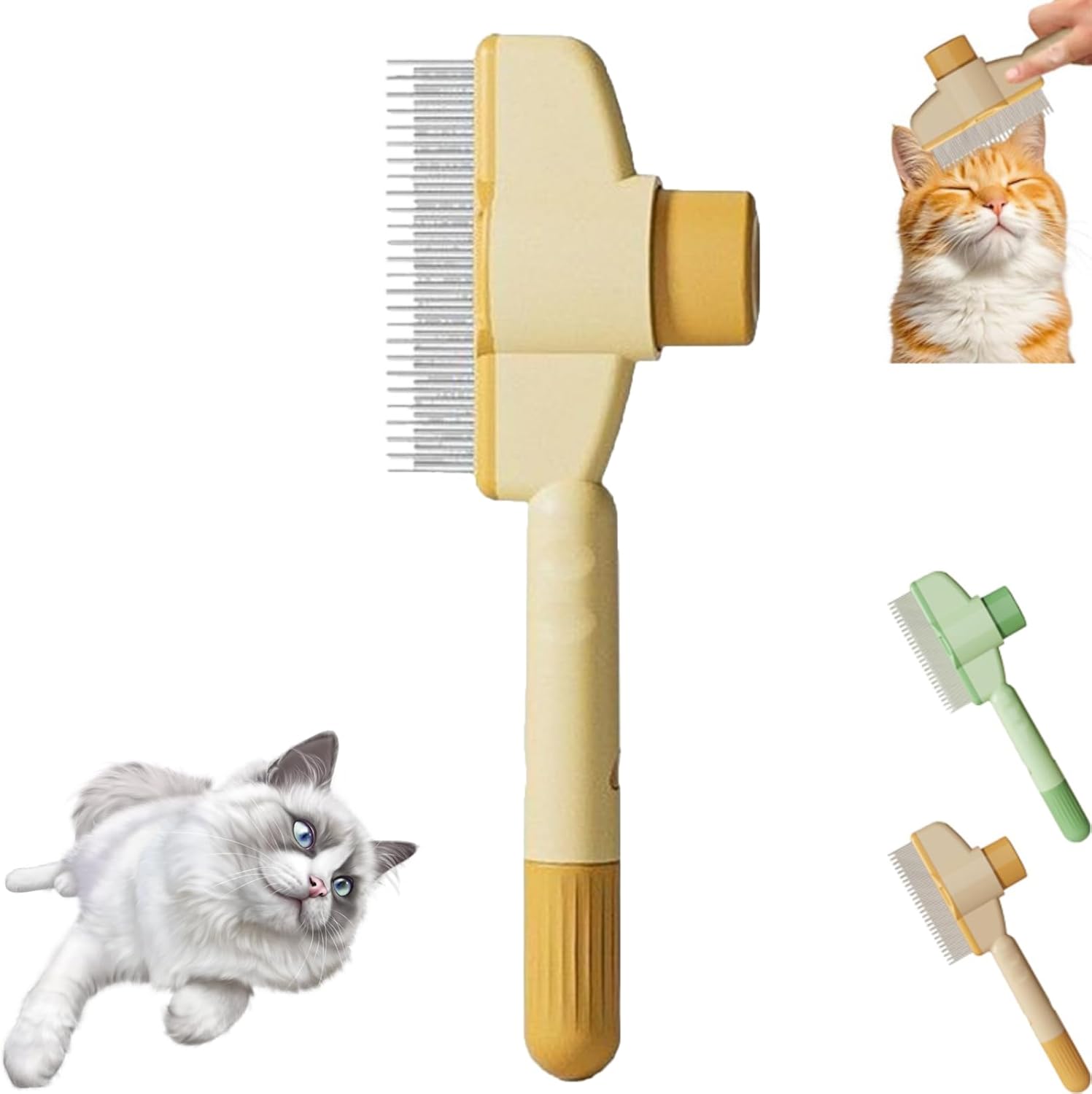 1+2 GRATIS | FurClean™ | Selbstreinigende Tierbürste