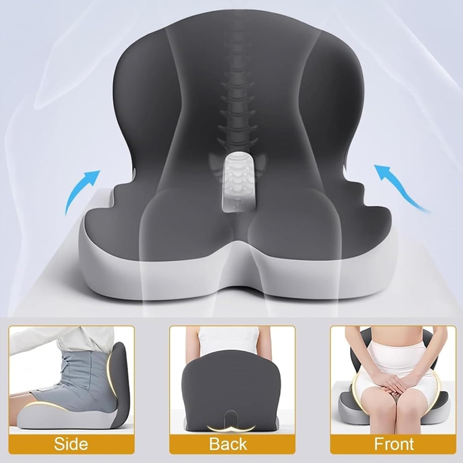 50% RABATT | OrthoSeat™| Ultimativer Komfort, Druckentlastung und Unterstützung für langes Sitzen!