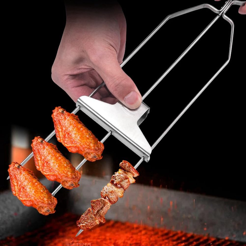 1+1 Gratis | GrillTwist™ | Perfekt gegrillte Spieße in Sekundenschnelle