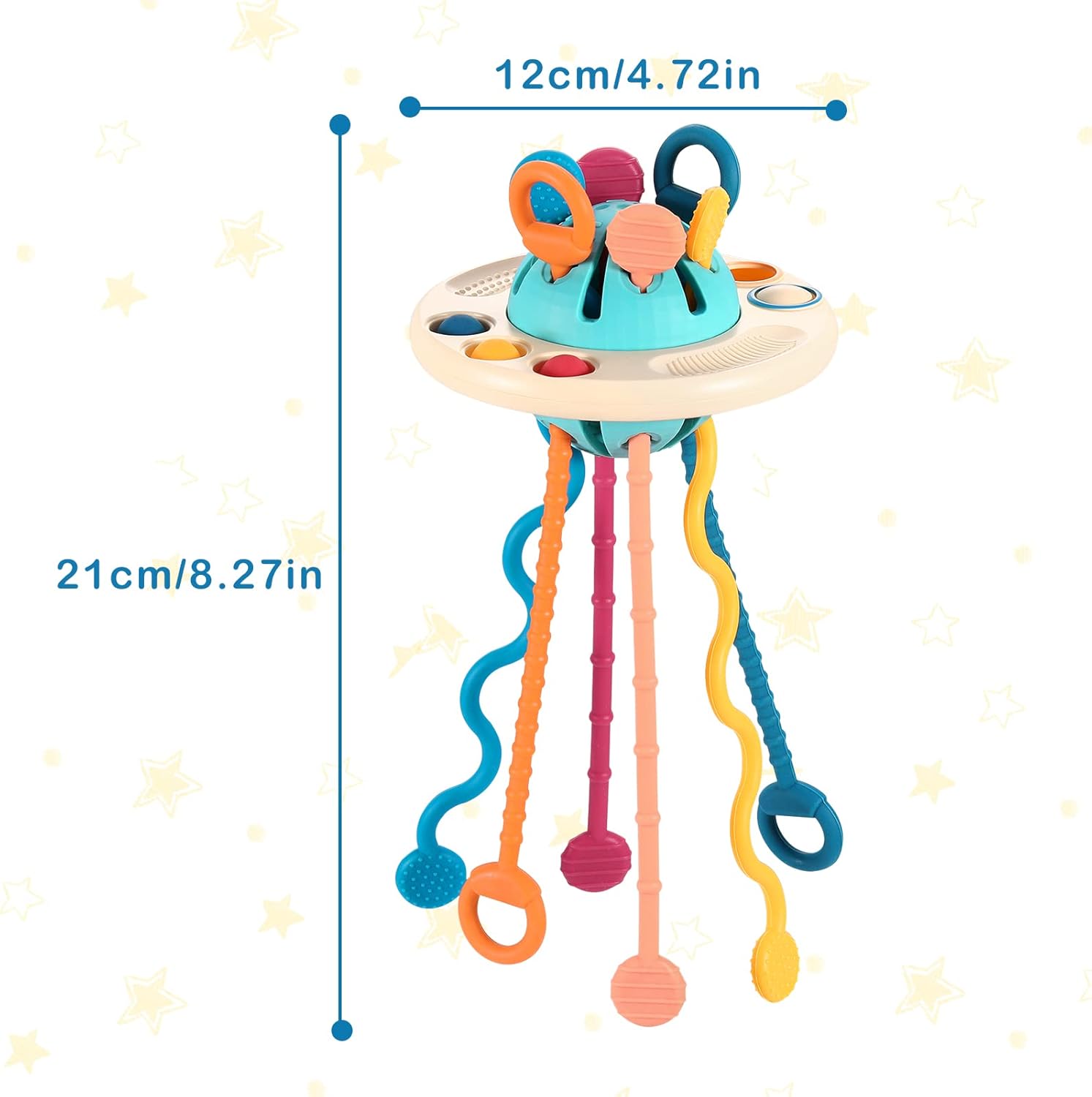 50% RABATT | Tuggles™ | UFO-Sensorikspielzeug – Montessori Babyspielzeug für Sinne, Motorik & Entdeckung