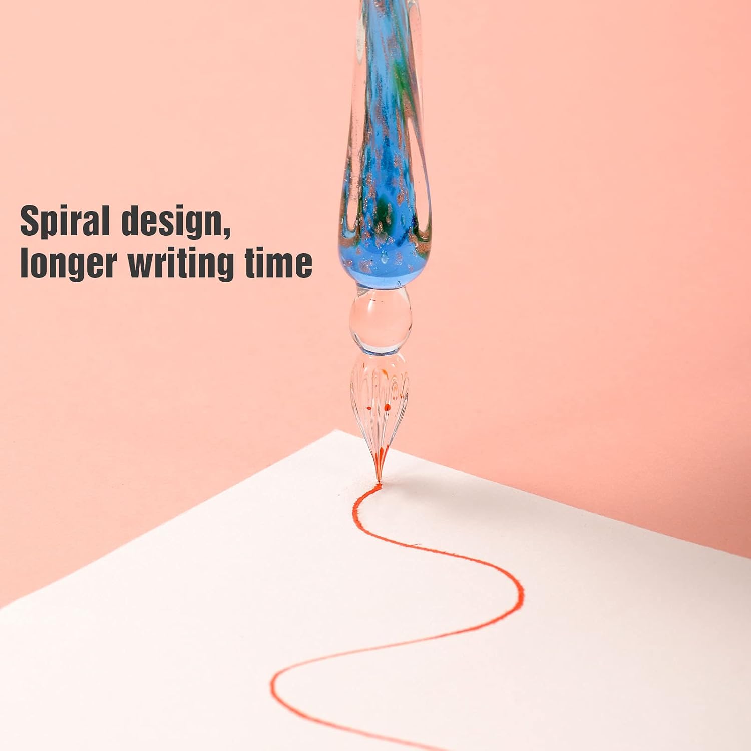 PrismWriter™ | Handgefertigtes Kristall-Kalligraphie-Bleistift- und Farbset