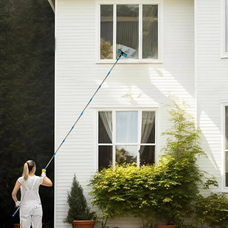 Movina Rostami SkyReach™ | Fensterreiniger – 4,45 m Teleskopstange, 2-in-1 & streifen ...