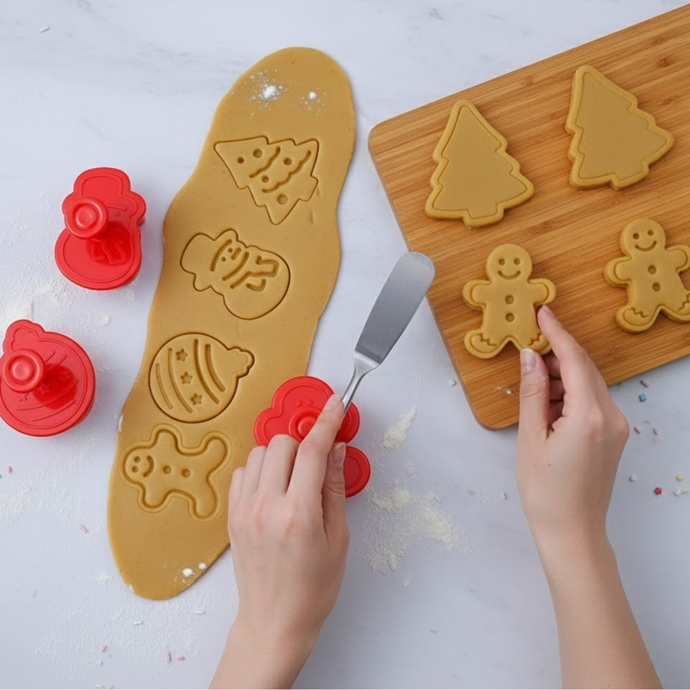 BakeMerry™ | Zaubern Sie in Sekundenschnelle perfekte 3D-Weihnachtsplätzchen