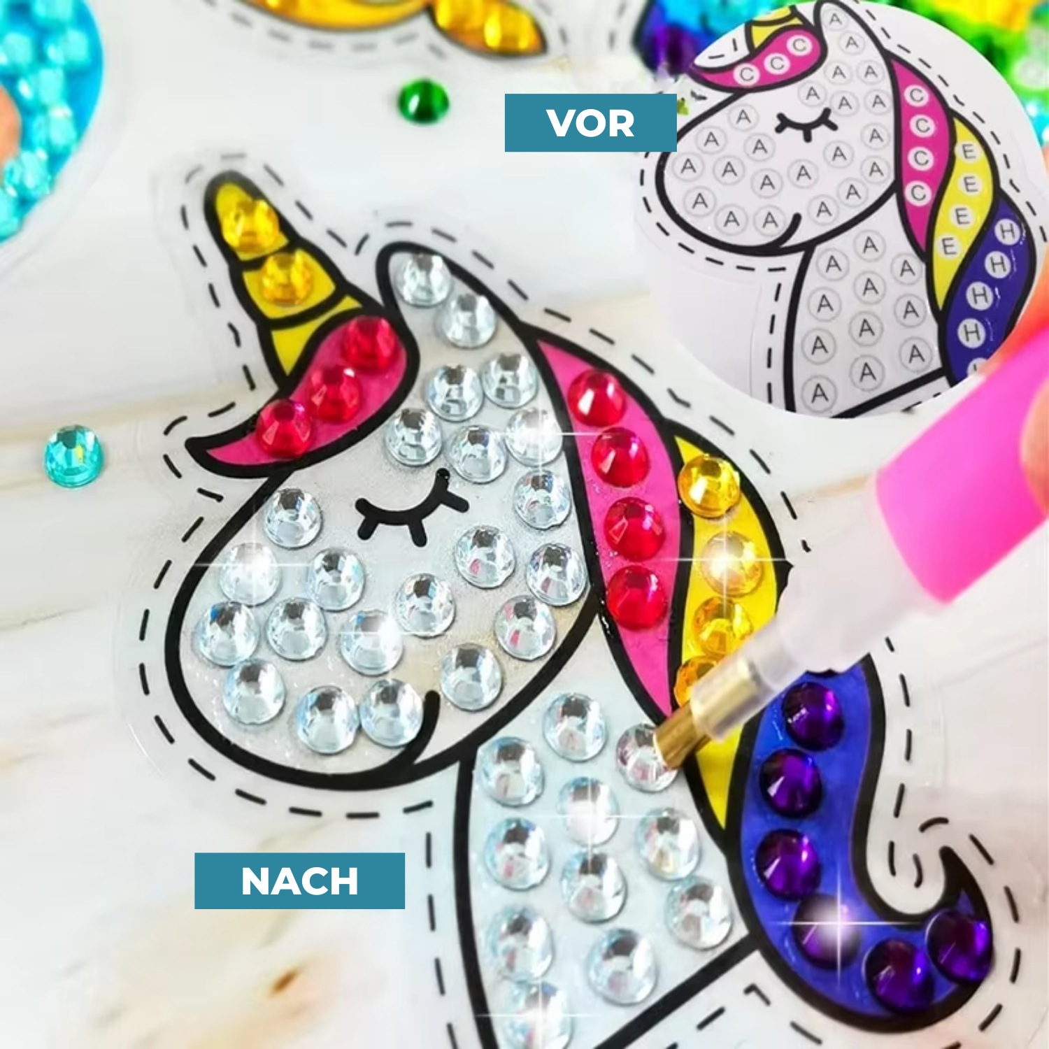 SparkCraft™ | Magisches Diamant-Malset für Kinder