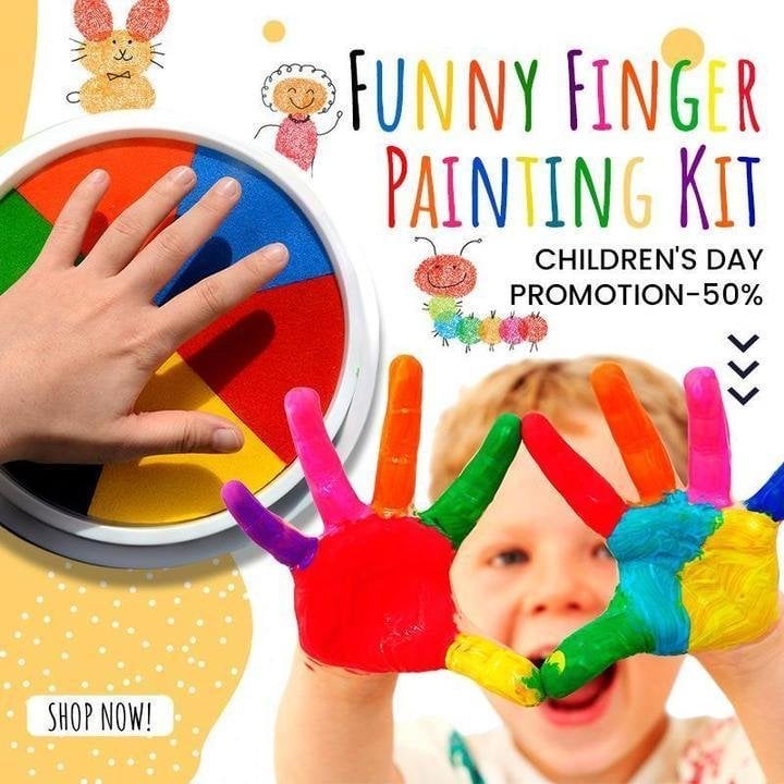 BrilliDazzle™ | Fingermalset – Entfachen Sie sofort die Kreativität und das Selbstvertrauen Ihres Kindes