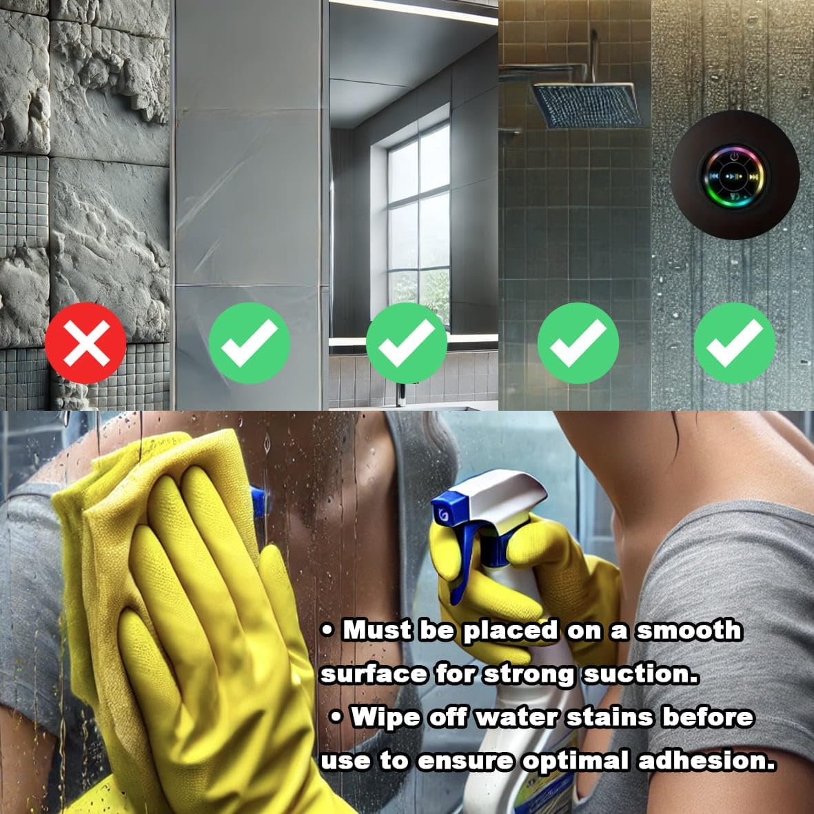 50% RABATT | StickBeat™ | Tragbarer LED-Bluetooth-Lautsprecher – Wasserfester Duschlautsprecher mit Freisprechfunktion & FM-Radio