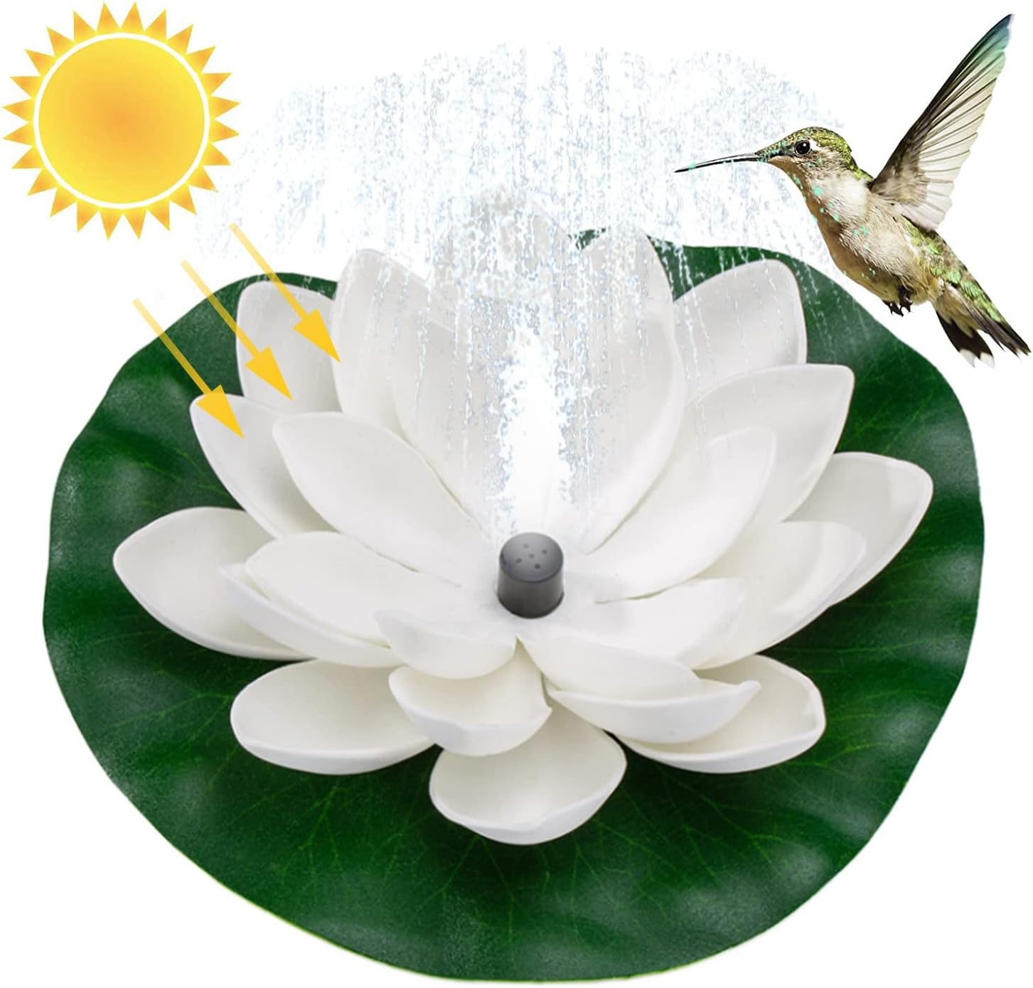 SunFlow™ | Magischer Solarspringbrunnen für deinen Garten