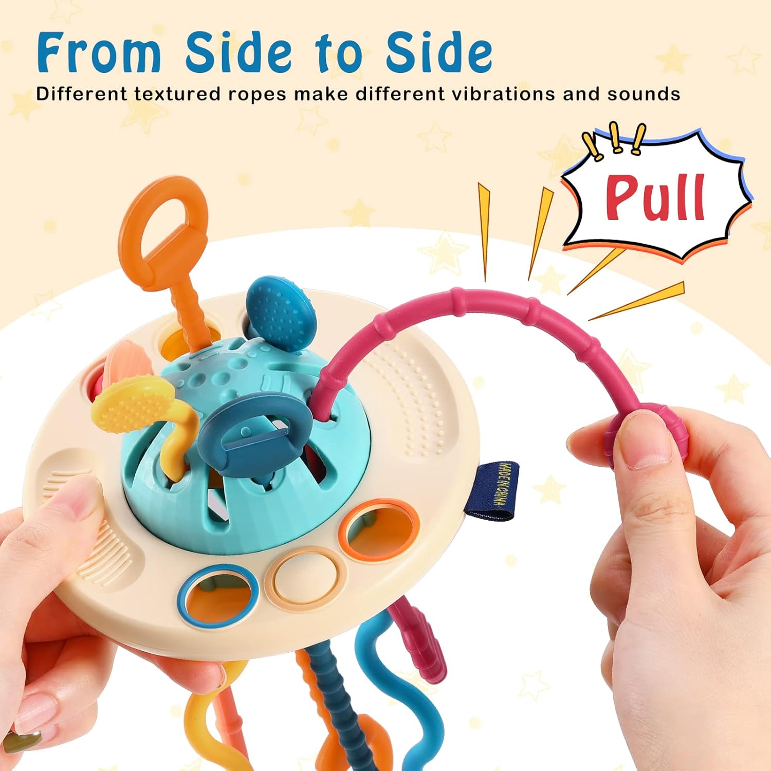 50% RABATT | Tuggles™ | UFO-Sensorikspielzeug – Montessori Babyspielzeug für Sinne, Motorik & Entdeckung