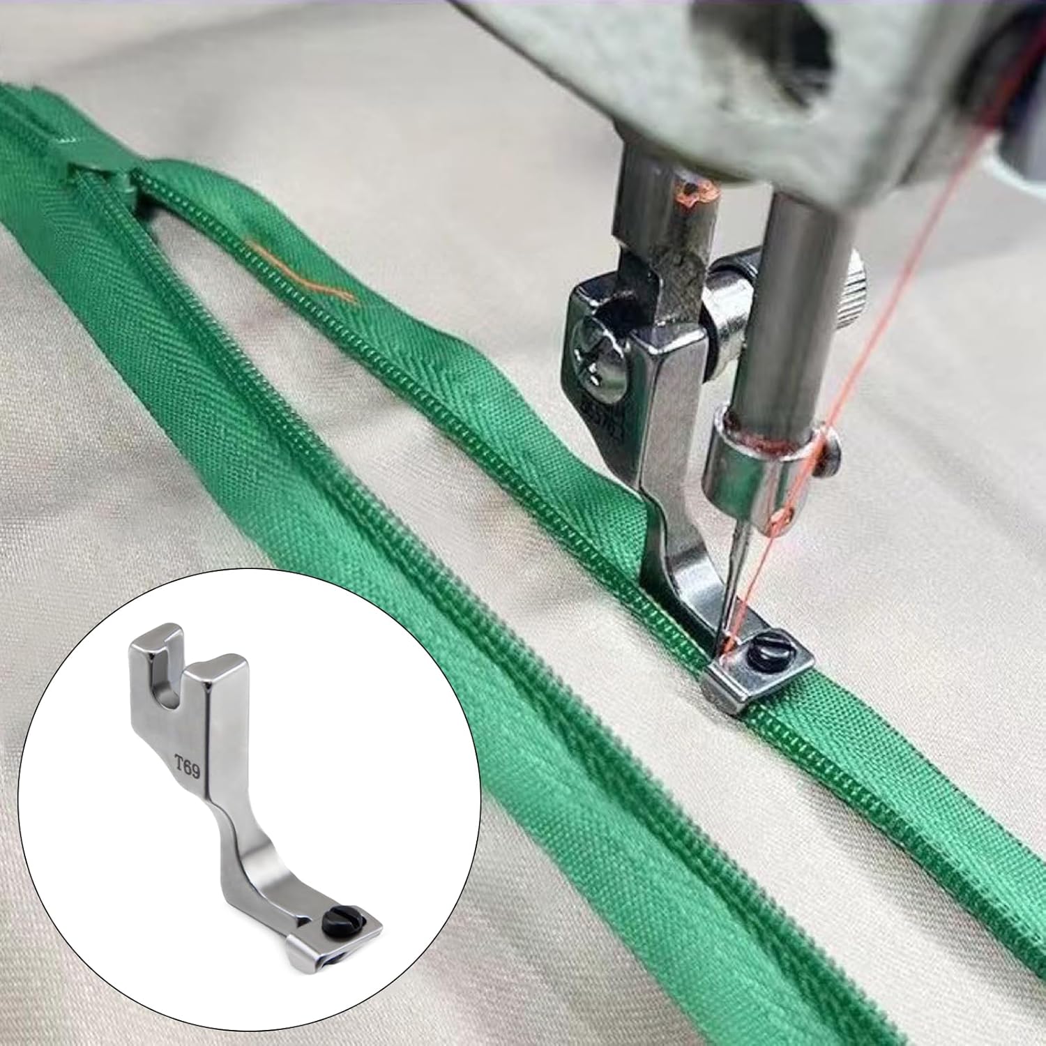 1+1 GRATIS | ZipFlex™ | Verstellbarer Reißverschlussfuß für Nähmaschine