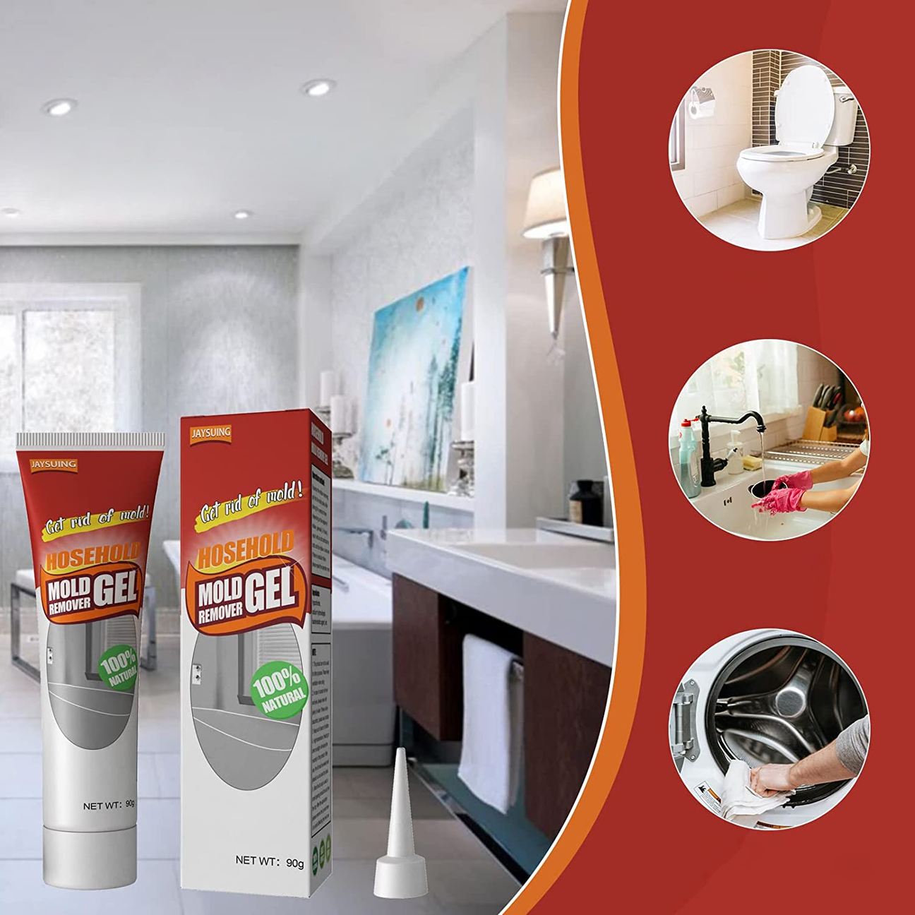 1+1 GRATIS | MoldewGuard™ | Natürliches Gel zur Schimmelentfernung