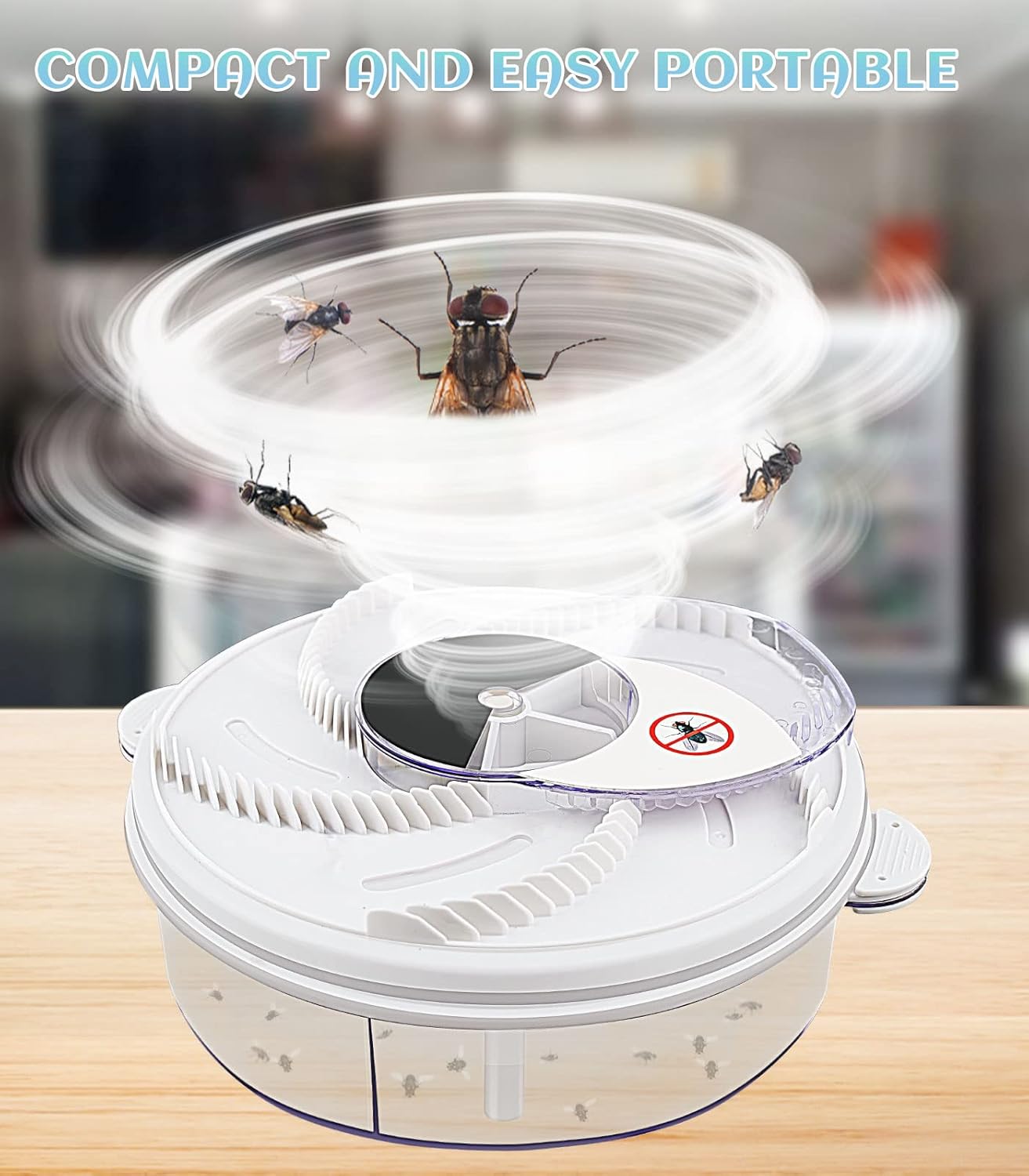 FlyFree™ | Geräuschlos & chemiefrei gegen Fliegen