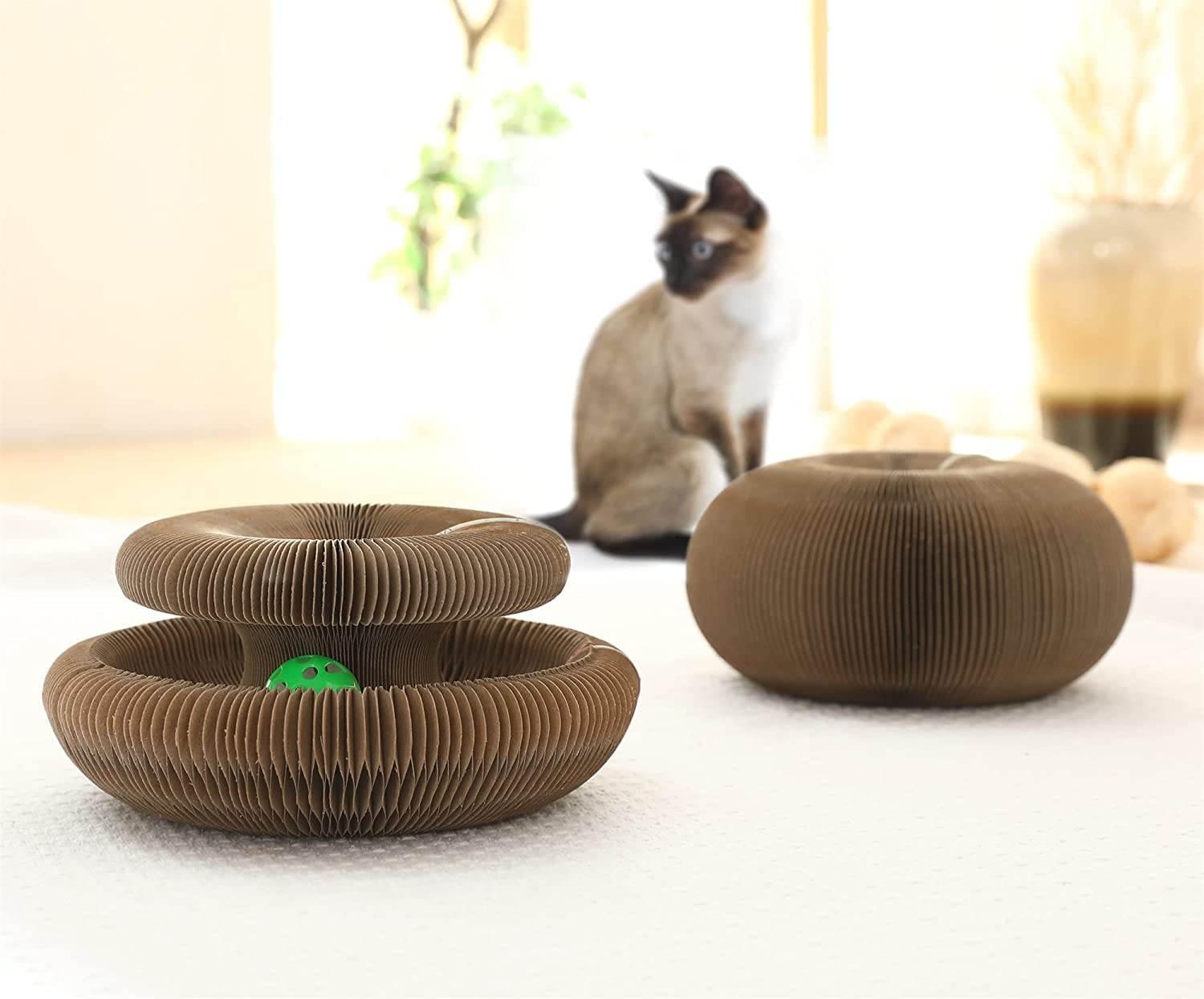 50% RABATT | Katzenburg™ | Spielzeug aus Pappe für Katzen