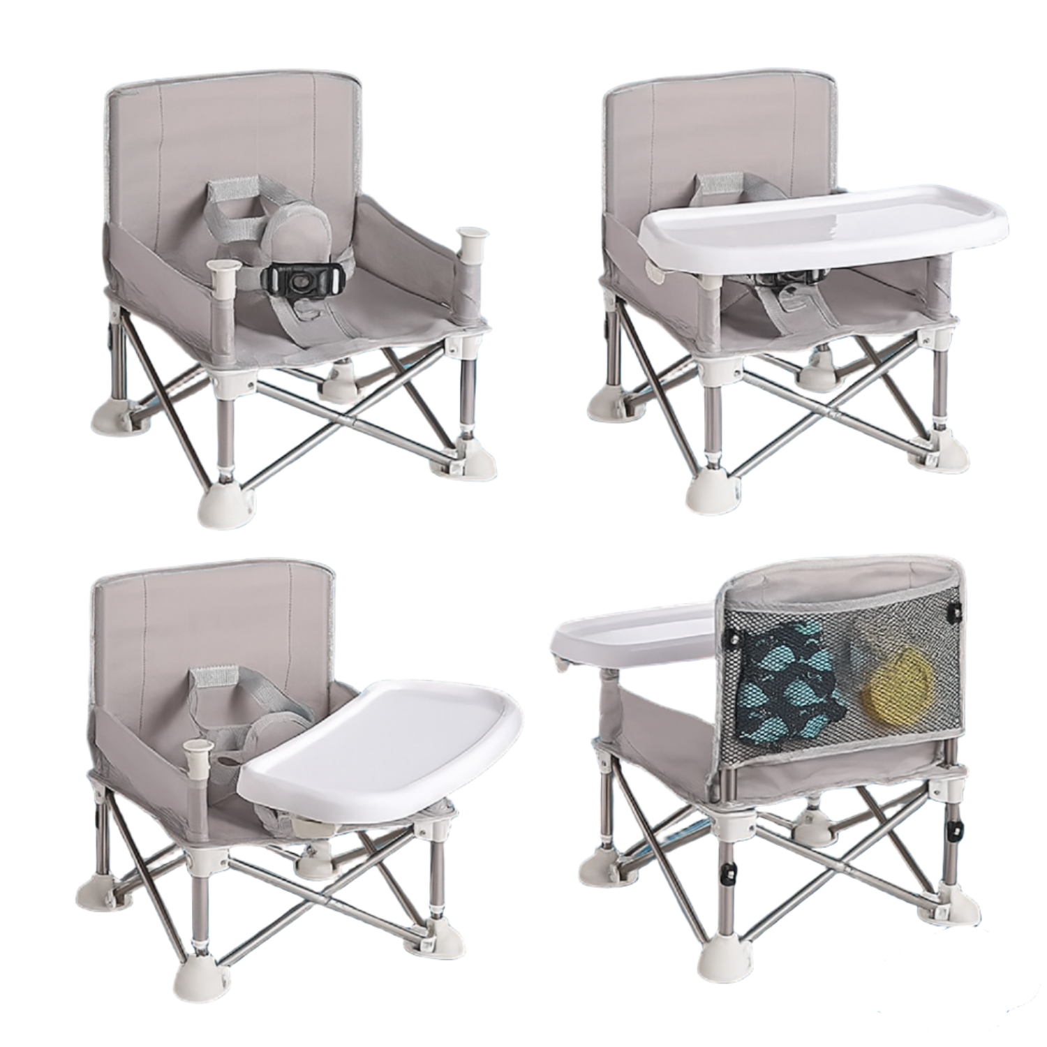 HuggleSeat™ | Tragbarer Kinderhochstuhl für Zuhause & unterwegs