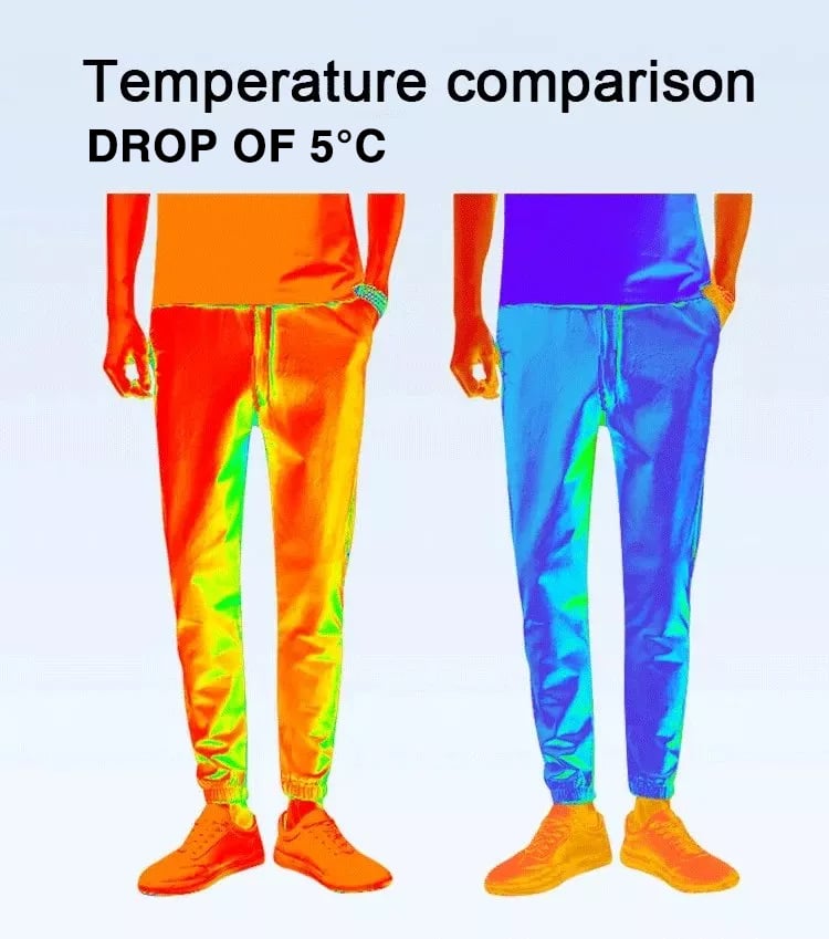 FlexiSilk™ | Superelastische Sporthose aus neutralem Ice Silk