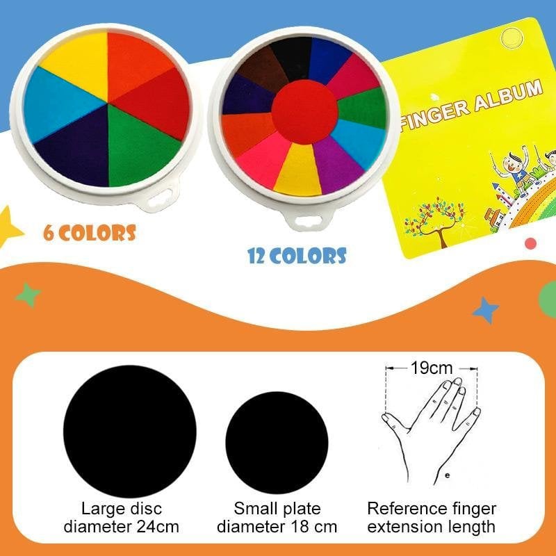 BrilliDazzle™ | Fingermalset – Entfachen Sie sofort die Kreativität und das Selbstvertrauen Ihres Kindes