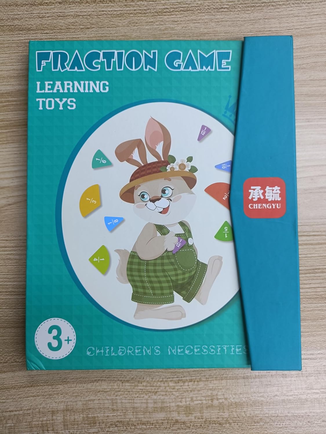MatheMagnet™  | Magnetisches Buch-Bruchteil-Puzzle für Kinder- Spielend Bruchrechnen lernen