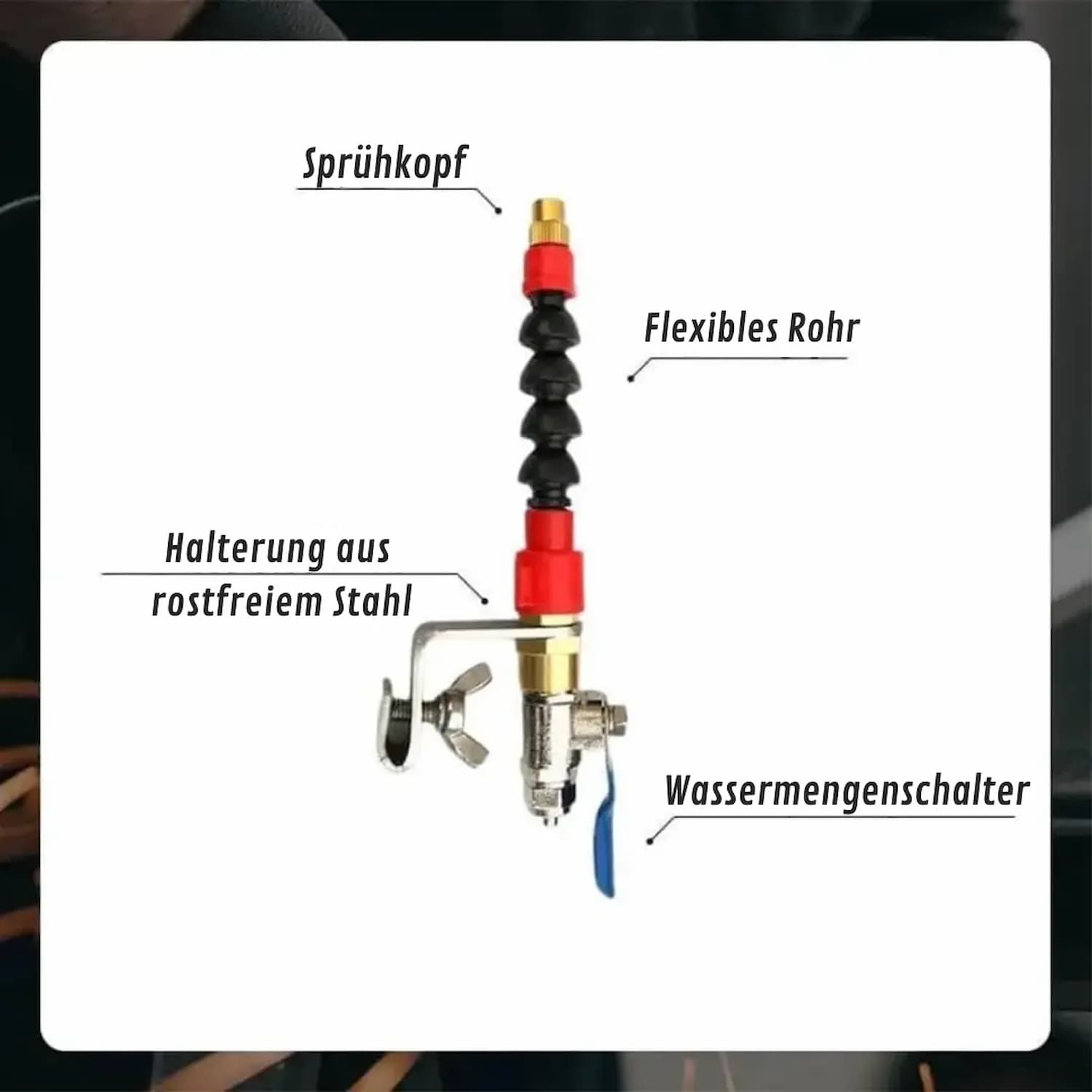 WaterCut | Staubarmes Sprühgerät für perfekte Schnitte