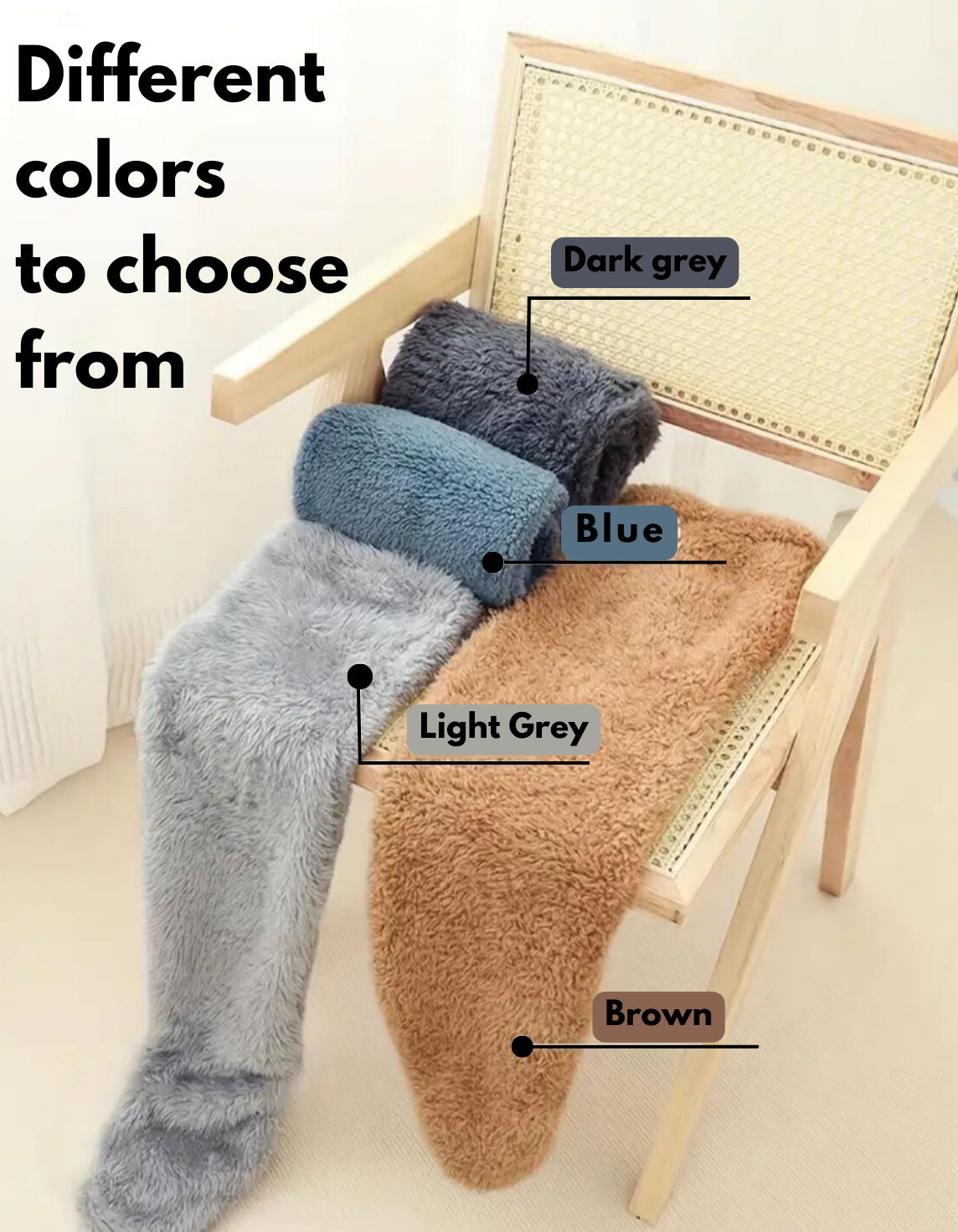 CozyKnee™ | Flauschige Overknee-Wintersocken