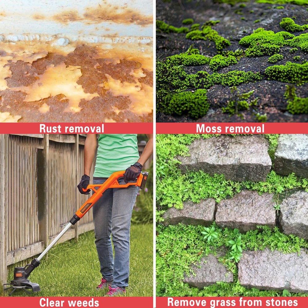 50% Rabatt | GardenBrush™ | Unkrautbürste für Hof, Wege & Garten