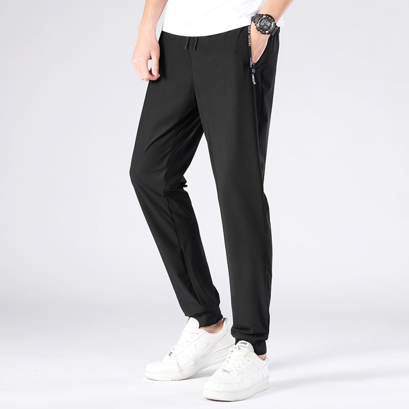 FlexiSilk™ | Superelastische Sporthose aus neutralem Ice Silk