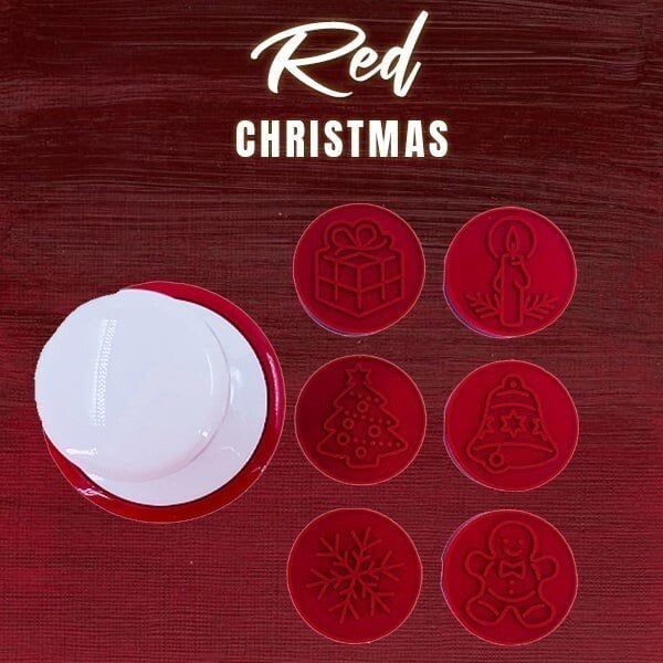 CookieArt™ | Antihaft-Keksstempel & Ausstechform – 6-teiliges Set mit niedlichen Motiven