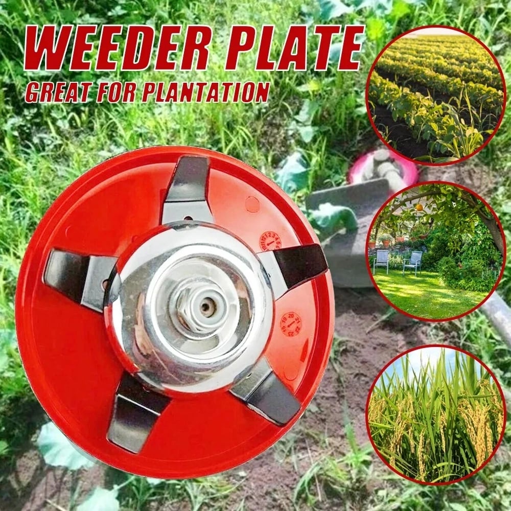 WeedShredder Pro™ | Unkrautscheibe aus Manganzstahl – Effiziente Unkrautbekämpfung für Garten und Rasen