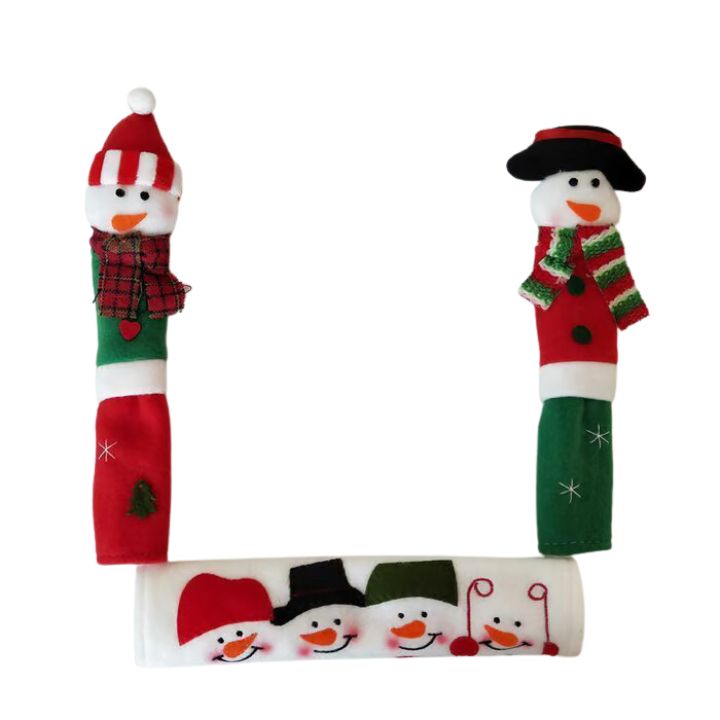 FrostyGrips™ | Weihnachtliche Schneemann-Türgriffabdeckungen