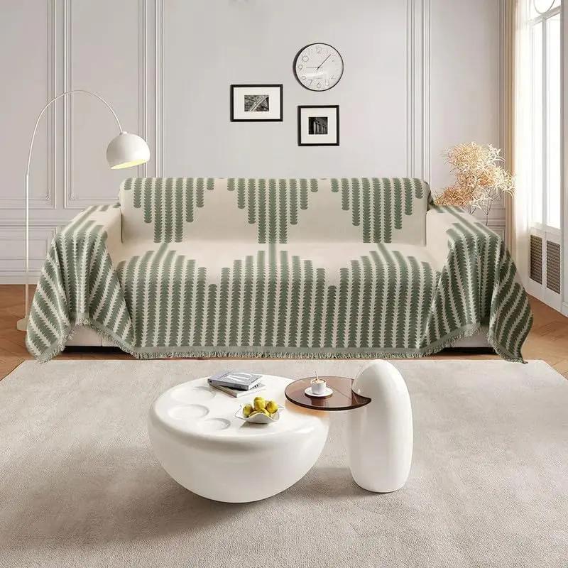 LuxeWeave™ | Baumwoll-Chenille Sofadecke — Passt zu jedem Interieur & jeder Jahreszeit