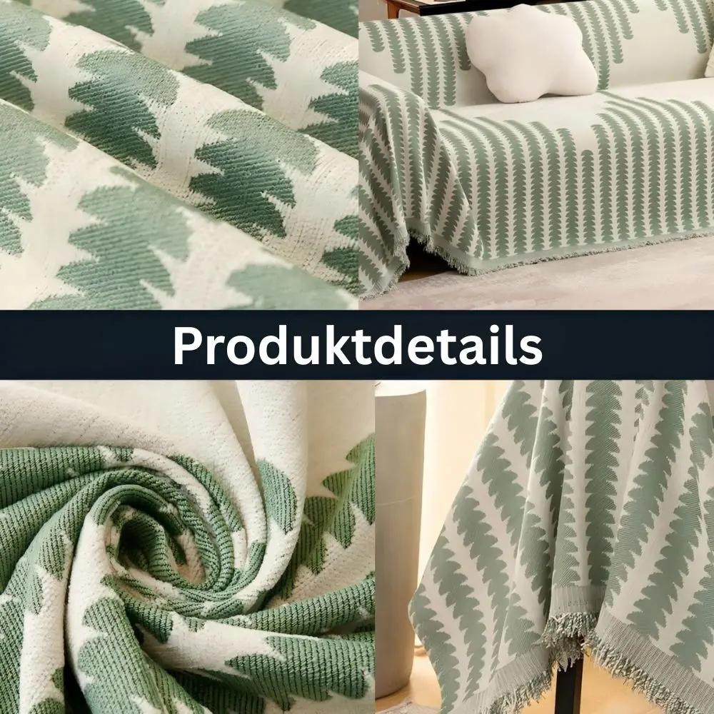 LuxeWeave™ | Baumwoll-Chenille Sofadecke — Passt zu jedem Interieur & jeder Jahreszeit