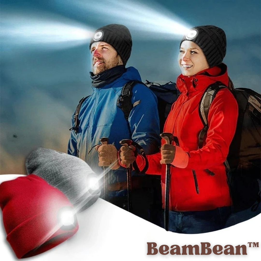 BeamBean™ | LED Stirnlampen Mütze