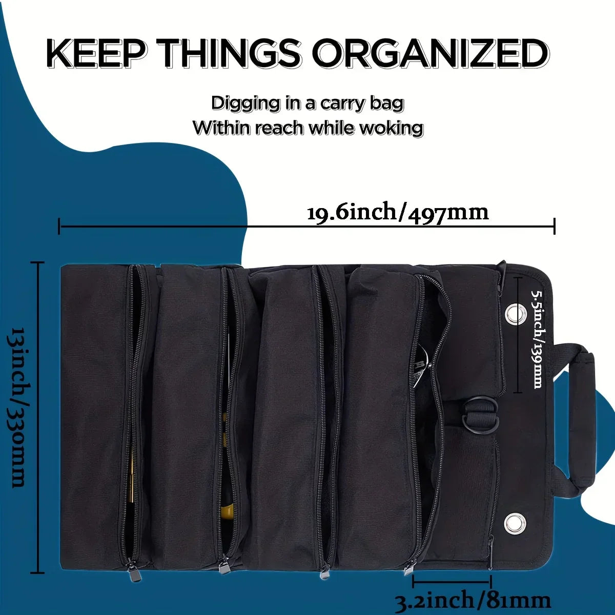 50% Rabatt | BoltRoll™ | Tragbare Werkzeug-Rolltasche