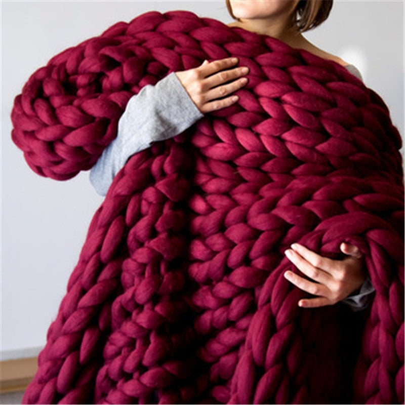 50% RABATT | Strickdecke™ | Die stilvolle, hypoallergene Decke für natürliche Wärme und Eleganz