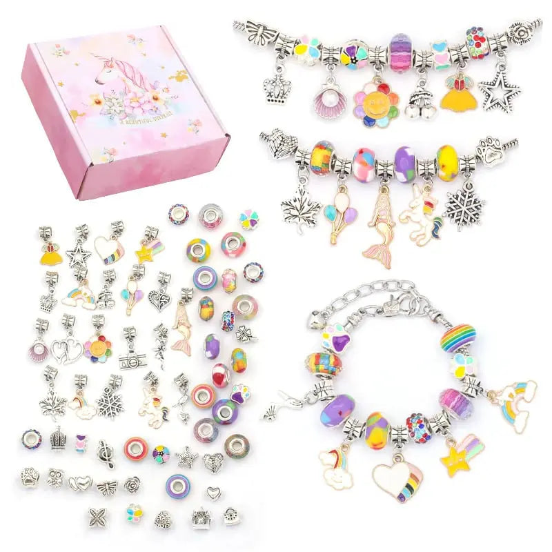 CharmCraft™ | Charm-Armband Bastelset — DIY Schmuckherstellung für Kinder