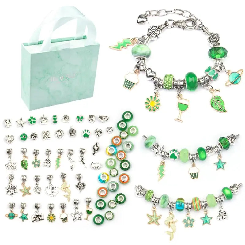 CharmCraft™ | Charm-Armband Bastelset — DIY Schmuckherstellung für Kinder