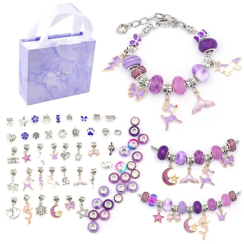 CharmCraft™ | Charm-Armband Bastelset — DIY Schmuckherstellung für Kinder