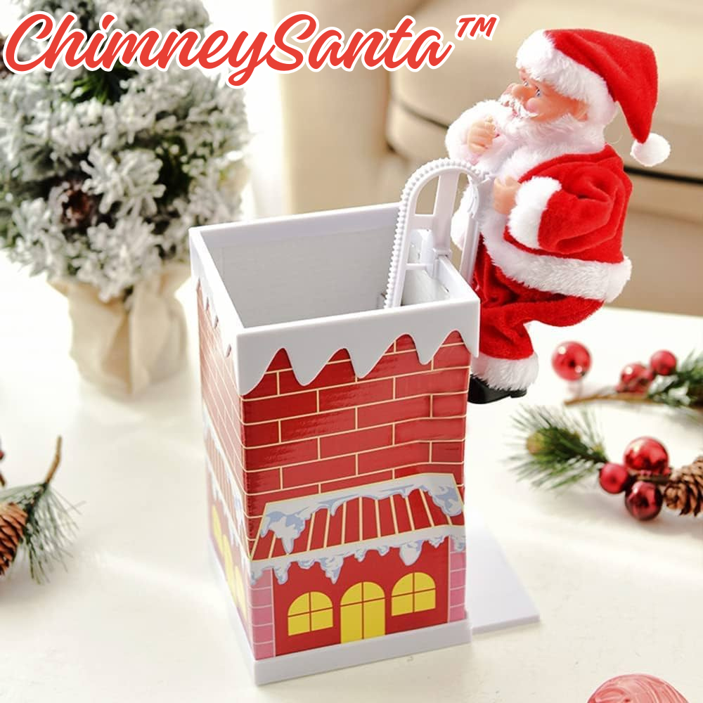 ChimneySanta™ | Elektrischer Weihnachtsmann klettert den Kamin hinauf