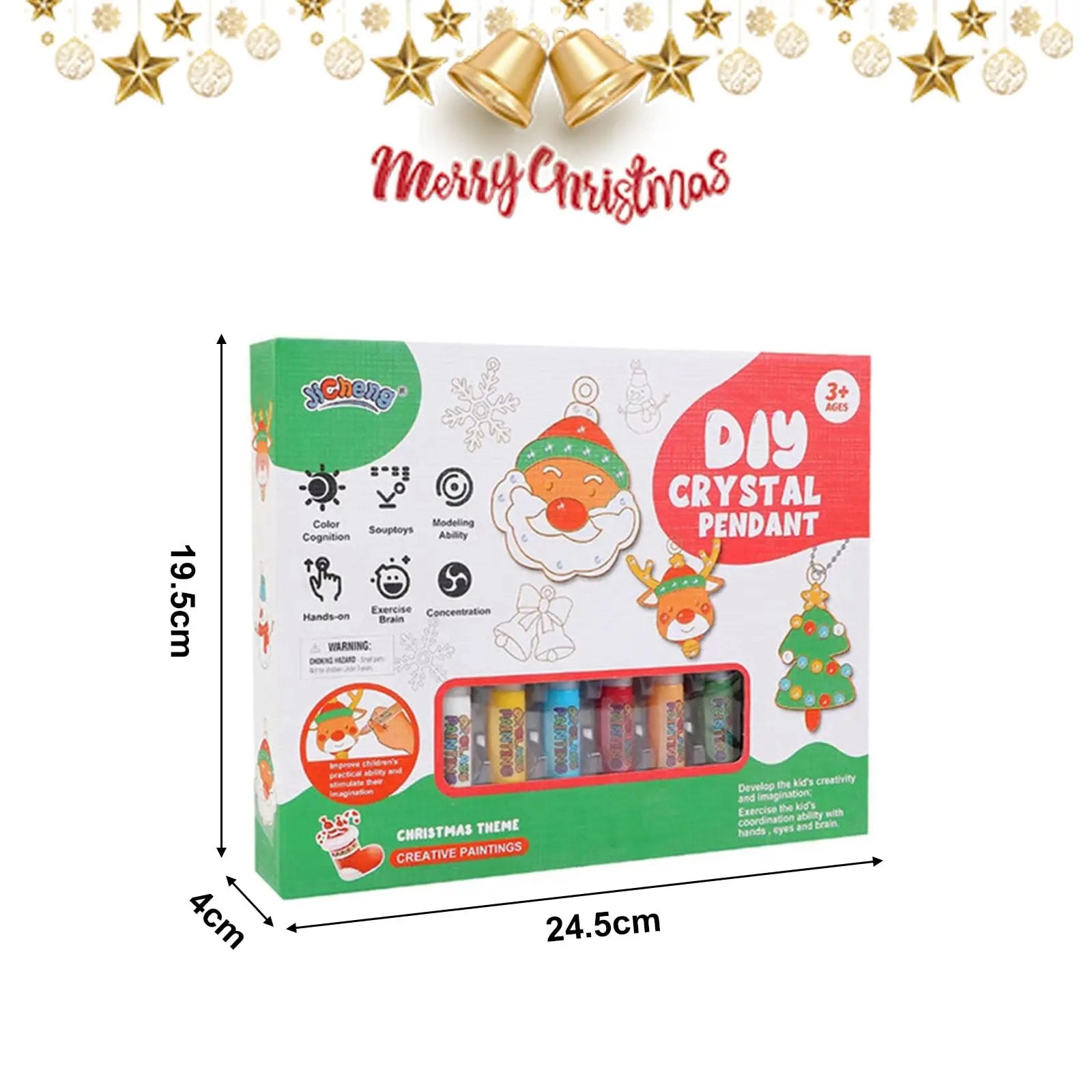 CrystalArt™ | DIY-Kristallmalerei-Set — Farbenfrohe Kristallanhänger selbst gestalten