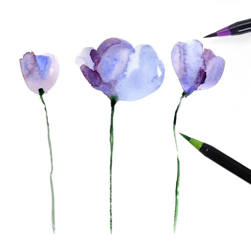 AquaBrush™ | Elegantes Aquarellpinsel-Set – Kreatives Malen ohne Aufwand